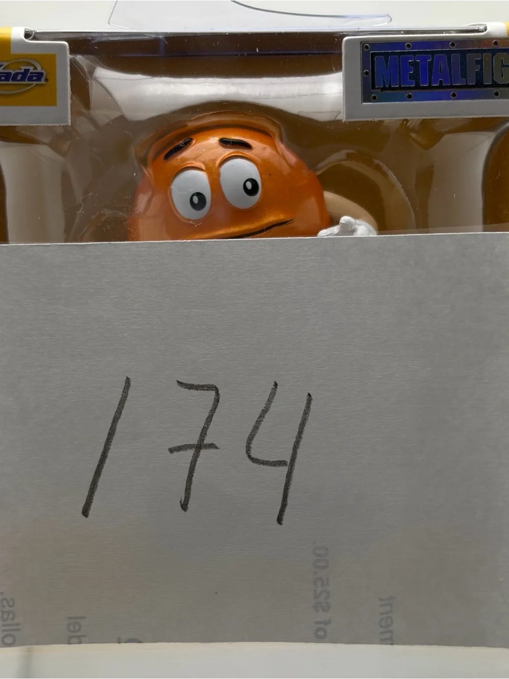 ⁠Jada Toys M&M's Orange Character MetalFigs Die-Cast Metal Figure Collectible⁠